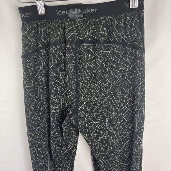 Icebreaker Merino 200 Base Layer Patterned Leggings Women's Size S - Picture 6 of 9